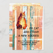 Meine Katze und ich haben die Ankündigung verschob (Vorne/Hinten)