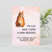 Meine Katze und ich haben die Ankündigung verschob (Stehend Vorderseite)