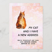 Meine Katze und ich haben die Ankündigung verschob (Vorne/Hinten)