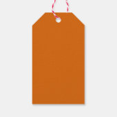 Meine Katze und ich haben neue Adressenfarben Geschenkanhänger (Rückseite)