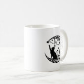 Meine Katze und ich reden über dich 2 seitig Kaffeetasse (VorderseiteRechts)