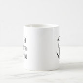 Meine Katze und ich reden über dich 2 seitig Kaffeetasse (Mittel)