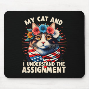Meine Katze und ich verstehen die Zündungskatzen L Mousepad