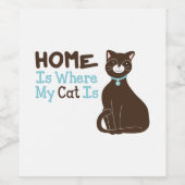 Meine Katze Weinetikett (Einzelnes Label)