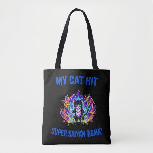 Meine Katze wird Super Saiyan (wieder) Tasche (Vorderseite)