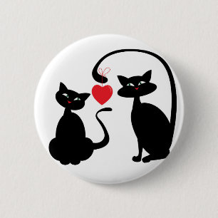 Meine Katzen Button