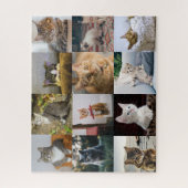 Meine Katzen-FotoCollage auf Puzzle (Vertikal)