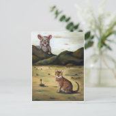 Meine Katzen haben den schlimmsten Albtraum Postkarte (Stehend Vorderseite)