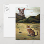 Meine Katzen haben den schlimmsten Albtraum Postkarte (Vorne/Hinten)