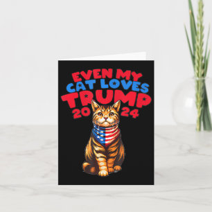 Meine Katzen-Lieben Trump 2024 Karte