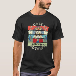 Meine Katzen sind reinrassige königliche Premium-K T-Shirt