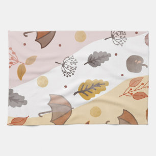 Meine Kern Essentials Cozy Herbst Regenschirm und Geschirrtuch