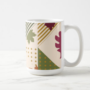 Meine Kern-Essentials Geometrische Herbstblätter Kaffeetasse