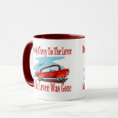 Meine Keule in den Levee führen und der Levee war  Tasse (Vorderseite Links)