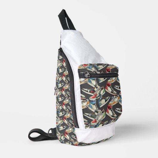 Meine Kicks - Sneaker Sling Bag Crossbody (Linke Seite)