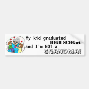 Meine Kind graduierte Highschool und ich sind Autoaufkleber