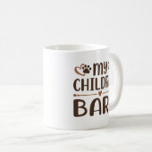 Meine Kinder bellen Kaffeetasse (VorderseiteRechts)