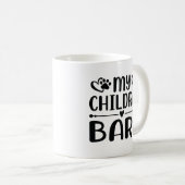 Meine Kinder bellen Kaffeetasse (VorderseiteRechts)
