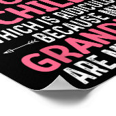 Meine Kinder beschuldigen mich, ein liebes KinderG Poster (Ecke)