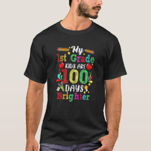 Meine Kinder der ersten Klasse sind 100 Tage helle T-Shirt