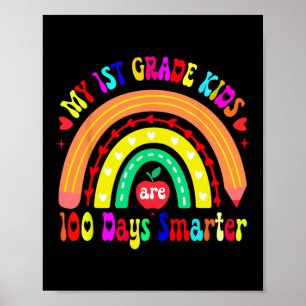 Meine Kinder der ersten Klasse sind 100 Tage klüge Poster