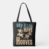 Meine Kinder haben Hufen, die Vater der Mama sind Tasche (Rückseite)