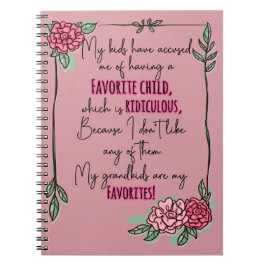 Meine Kinder haben mich beschuldigt, ein liebes Ki Notizblock