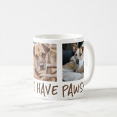 Meine Kinder haben Pfoten 3 Foto Kaffee Tasse (VorderseiteRechts)