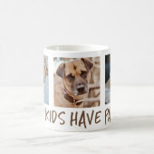 Meine Kinder haben Pfoten 3 Foto Kaffee Tasse (Mittel)