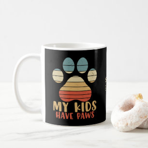 Meine Kinder haben Pfoten Personalisierter Kaffeeb Kaffeetasse