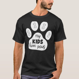 Meine Kinder haben Pfoten Rescue Pet Adoption Hund T-Shirt
