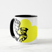 Meine Kinder haben Pfoten-Tasse - Hund Tasse (Vorderseite Links)