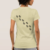Meine Kinder laufen durch mich, Pfoten durch Shirt (Rückseite)