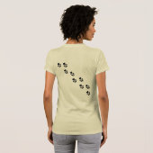 Meine Kinder laufen durch mich, Pfoten durch Shirt (Schwarz voll)