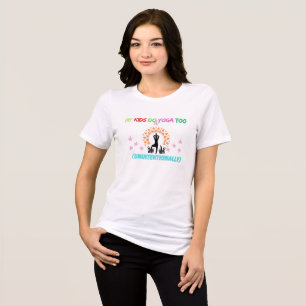 Meine Kinder machen auch Yoga (unbeabsichtigt) Tri-Blend Shirt
