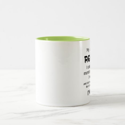 Meine Kinder sind der Grund, warum ich atme (L) Zweifarbige Tasse (Mittel)