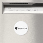 Meine Kinder sind Zorn (Dog Paw) Magnet (In Situ (Geschirrspüler))