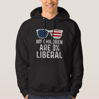 Meine Kinder sind zu 0% liberal-patriotisch Hoodie