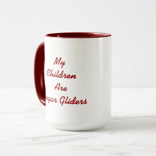 Meine Kinder sind Zuckergrüber Tasse (Vorderseite Links)