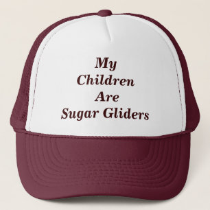 Meine Kinder sind zuckerhaltige Gliderhut Truckerkappe