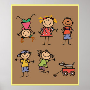 Meine Kinder spielen Zeit Poster