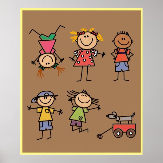 Meine Kinder spielen Zeit Poster (Vorne)