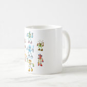 Meine Kiste mit Monstern singen Kaffeetasse (VorderseiteRechts)