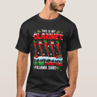 Meine Klarinette spielt Weihnachten Pajama Group S T-Shirt