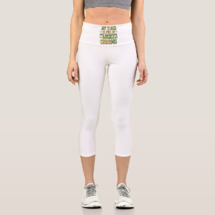 Meine Klasse ist voll von glücklichen Charmen Patr Capri Leggings