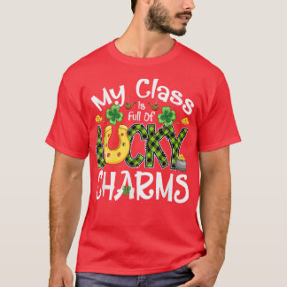Meine Klasse ist voll von glücklichen Charms Lehre T-Shirt