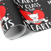Meine Klasse ist voll von süßen Herzen Valentine Geschenkpapier (Rolleneckpunkt)