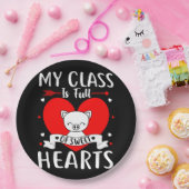 Meine Klasse ist voll von süßen Herzen Valentine Pappteller (Party)