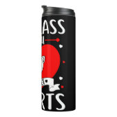 Meine Klasse ist voll von süßen Herzen Valentine Thermosbecher (Nach rechts gedreht)