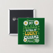 Meine Klasse ist voller Glücksbringer des St. Patr Button (Vorne & Hinten)